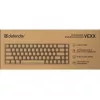 Defender VEXX GK-084 Tastiera da gaming meccanica, layout 75%, switch Outemu Red, Bianco