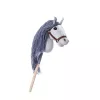 TOOTINY HOPPIHORSE cavallo di peluche su bastone A4, grigio