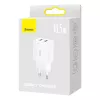 Baseus Caricabatterie universale compatto bianco AC da interno 10,5W 2 porte USB-A