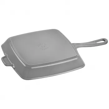 ZWILLING Staub Padella quadrata per griglia in ghisa 26 cm grigio grafite