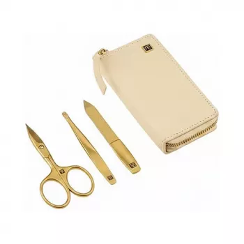 ZWILLING set manicure-pedici 3 pezzi con forbici per unghie, custodia in pelle (97747-001-0)