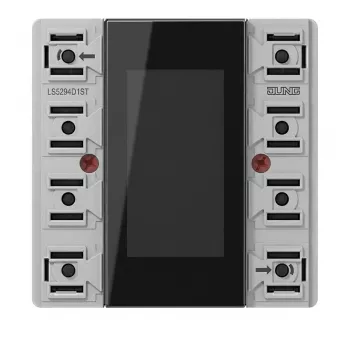 JUNG KNX modulo controller ambiente compatto 4 tasti LS5294D1ST acciaio inox serie LS
