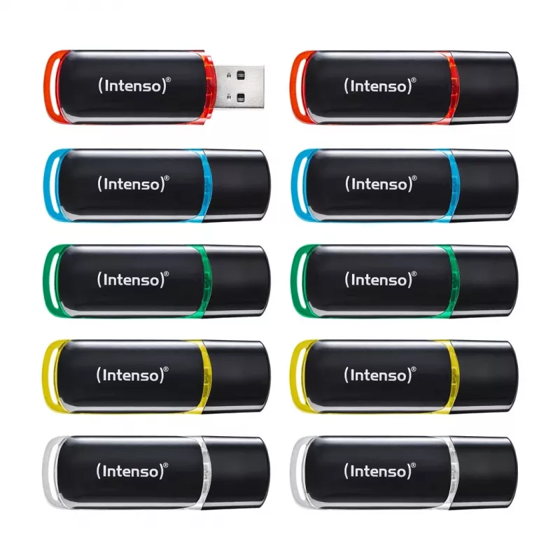 Intenso Business Line 4GB USB 2.0 flash drive confezione da 10 (colori assortiti)