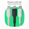GREEN CELL Cavo intrecciato USB-C a USB-C PowerStream 100W 1,2m Nero