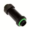 Bitspower Aqua-Pipe II (41-69mm) per serbatoio di espansione - Filettatura G1/4, Nero opaco