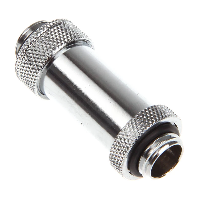 Bitspower Aqua-Pipe II (41-69mm) per serbatoio di espansione - Filettatura G1/4, Argento lucido