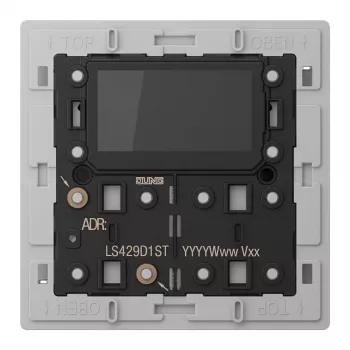 JUNG LS 429 D 1ST KNX Modulo room controller F40 Secure Serie Alpinweiß