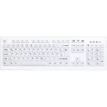 Active Key AK-C8100F tastiera USB cablata full-size QWERTZ layout svizzero bianca