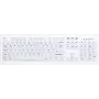 Active Key AK-C8100F tastiera USB cablata full-size QWERTZ layout svizzero bianca