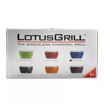 LotusGrill G435 U Blue grill a carbonella portatile