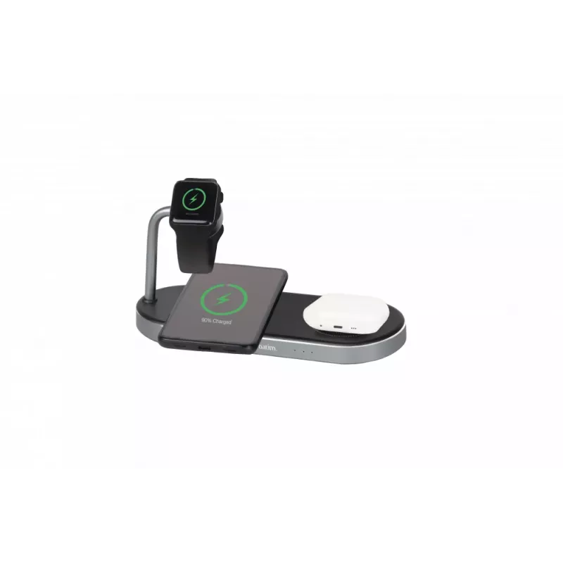 Verbatim stazione di ricarica wireless 3-in-1 con alimentatore AC - nero