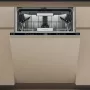 Whirlpool W7IHT40T lavastoviglie da incasso, 15 coperti, 8 programmi, 6th Sense, terzo cestello, apertura automatica della porta