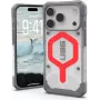 URBAN ARMOR GEAR UAG Pathfinder custodia MagSafe e lanyard rimovibile bundle per Apple iPhone 17 Pro - Active Lava (rosso trasparente) e nero/grafite