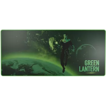 LEXIP X WARNER Green Lantern tappetino mouse da gaming XXL - tessuto micro-woven, bordi cuciti, base in gomma antiscivolo (WAXLXMP0008)