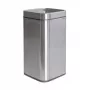 MAULprime Cestino in acciaio inox 25L con coperchio aperto
