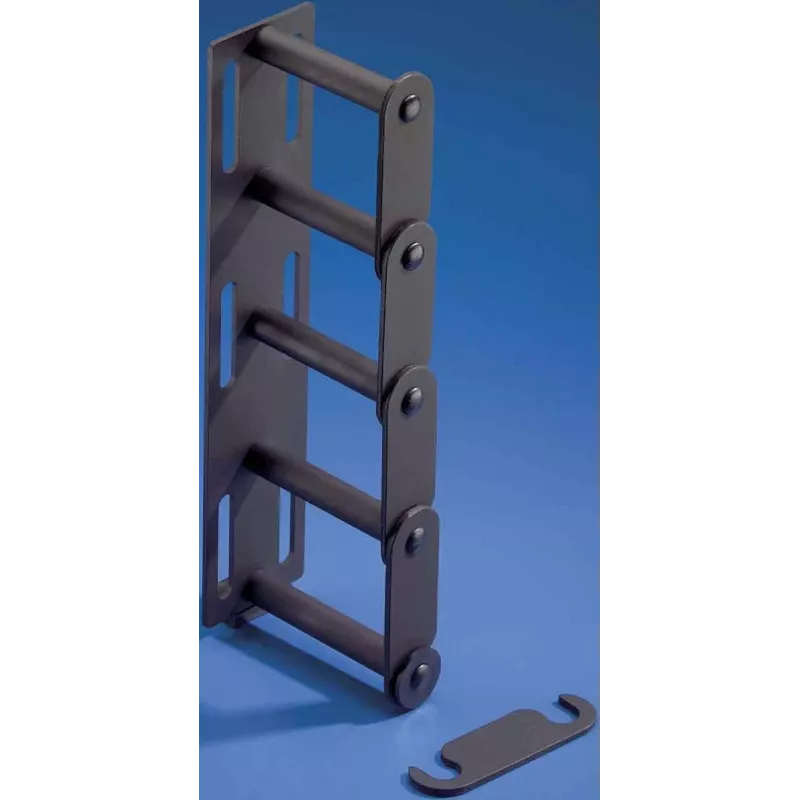 Rittal Set di gestione cavi - RAL 9005 - 4U - per armadi VX IT, TS IT, TE
