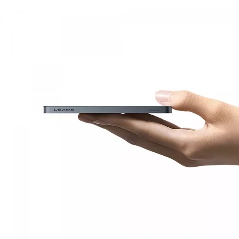 USAMS Power Bank 5000mAh 20W PD MagSafe wireless grigio