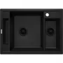 DEANTE Lavello in granito nero opaco Magnetic 1,5 vasche