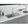 DEANTE Rubinetto da cucina grigio grafite miscelatore monocomando ottone bocca a U orientabile