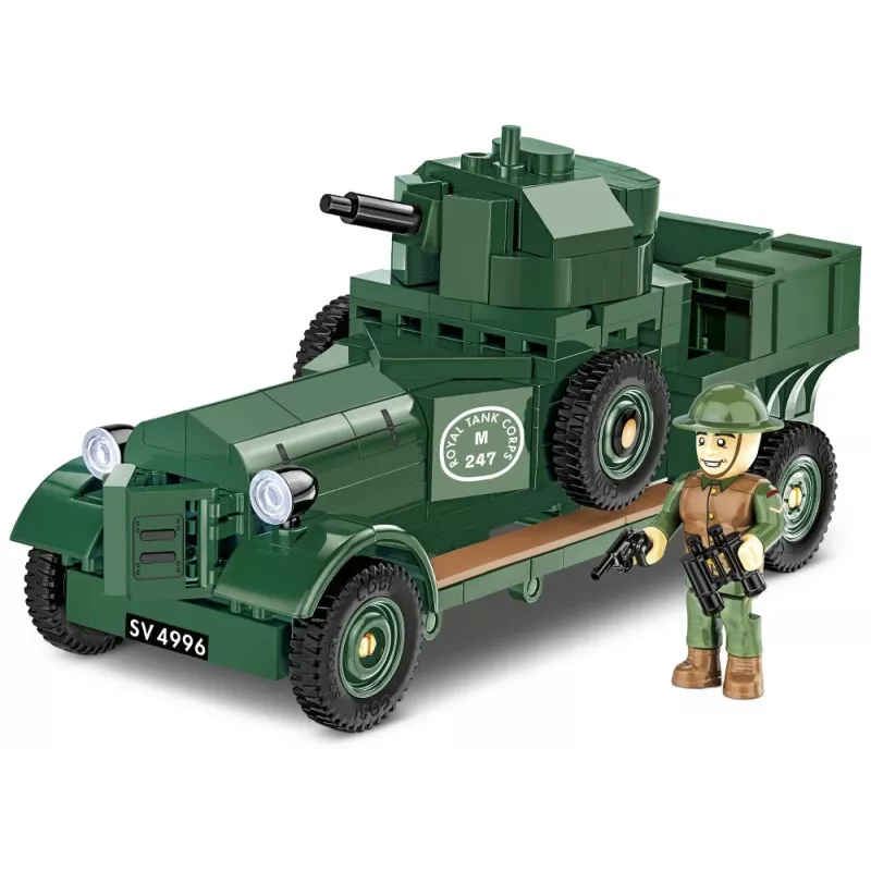 COBI 2988 Rolls-Royce Armoured Car 1920 Pattern Mk I set di mattoncini
