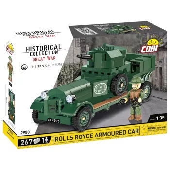 COBI KLOCKI Historical Collection Rolls-Royce Armoured Car 1920 Pattern Mk I set di costruzioni (226 pezzi)