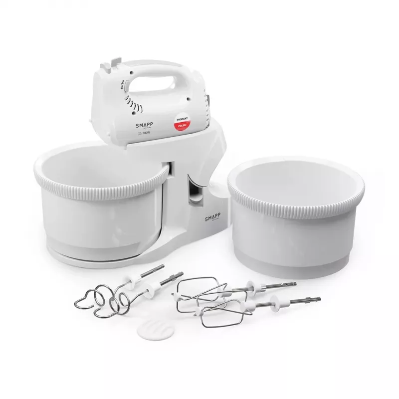 SMAPP mixer a mano con 2 ciotole 451.66 bianco
