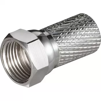 GOOBAY connettore F 7mm, argento