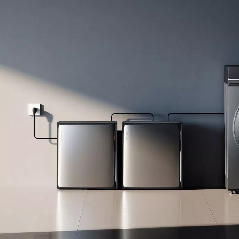EcoFlow STREAM Ultra X Black microinverter accumulo di energia (3,84 kWh)