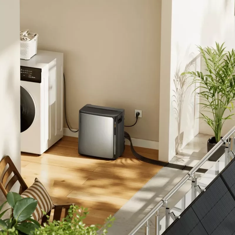 EcoFlow STREAM Ultra X Black microinverter accumulo di energia (3,84 kWh)