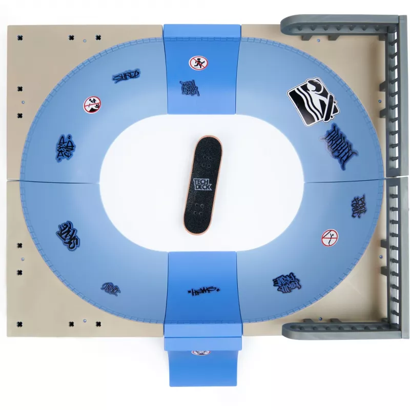 SPINMASTER Tech Deck Mega Bowl Fingerboard Skatepark set di gioco