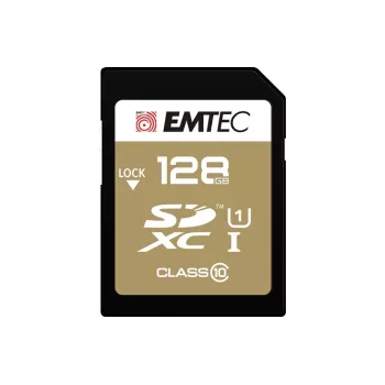 Emtec SDXC 128GB Class10 Gold+ UHS-I U1 scheda di memoria