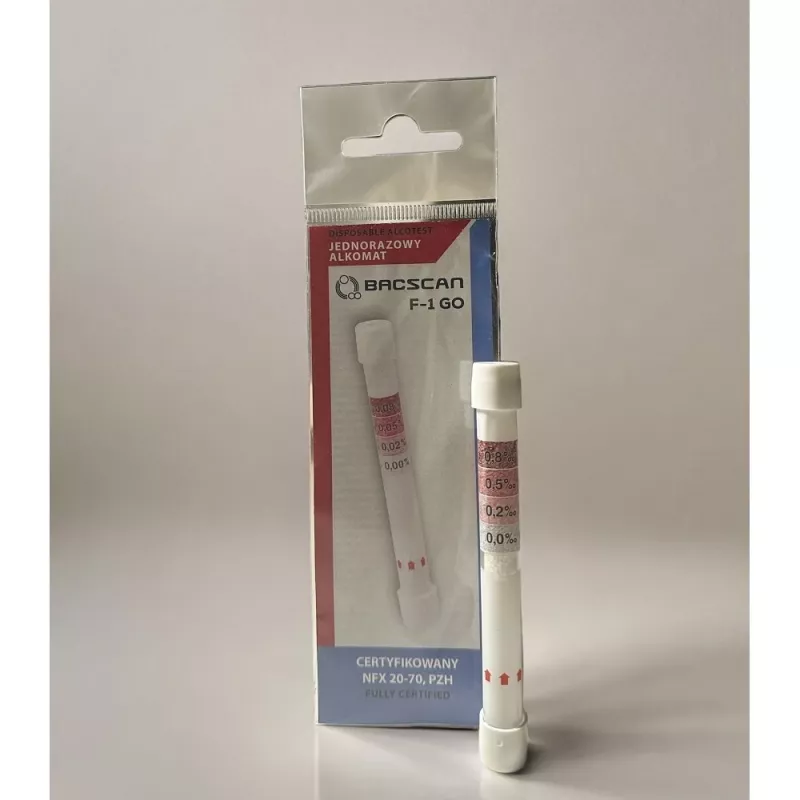 BACscan F-1 GO Etilometro chimico monouso