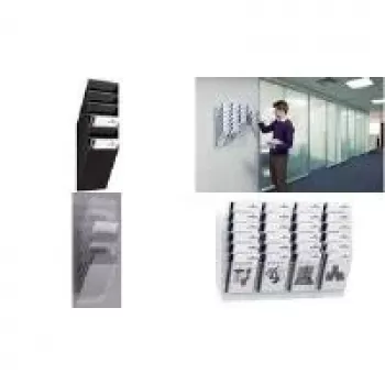 DURABLE FLEXIBOXX 6 portaprosepetti A4 verticale trasparente da parete