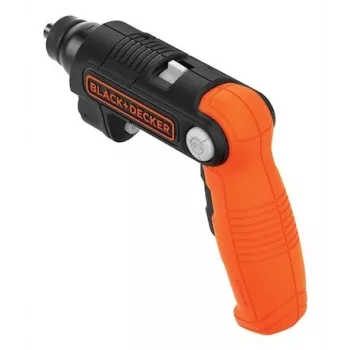 Black & Decker BDCSFL20C-QW 3,6V avvitatore a batteria con torcia, nero/arancione