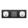GIRA 551300 Scatola da incasso 3 posti System 106 nero