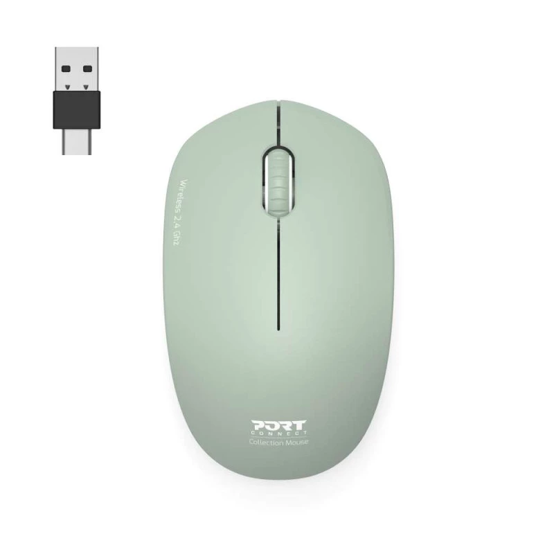 PORT DESIGNS PORT CONNECT Mouse Collection II Wireless 2,4 GHz verde oliva