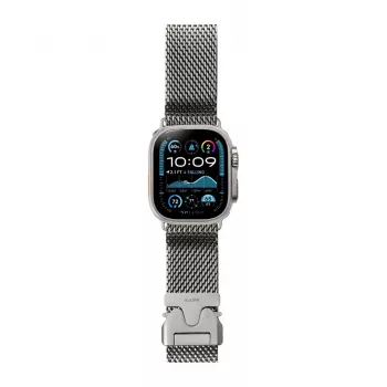 LAUT SATURN LOOP cinturino in mesh intrecciato in titanio per Apple Watch