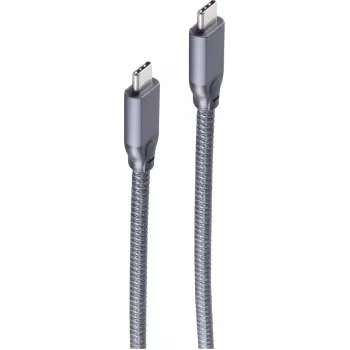 ShiverPeaks cavo USB-C su USB-C, USB 3.2 Gen 2, 4,0 m, nero