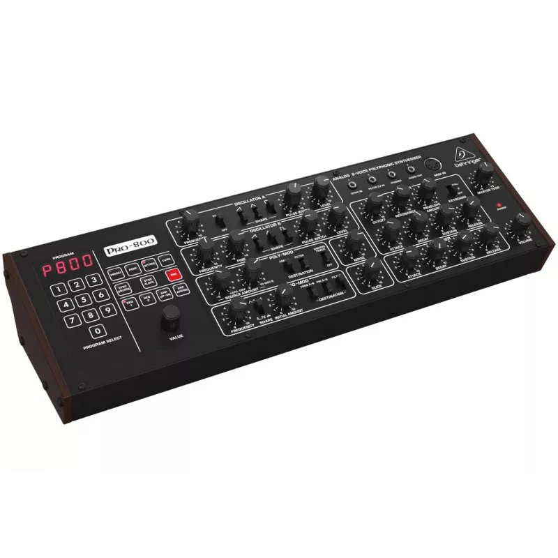Sintetizzatore analogico Behringer PRO-800 – modulo desktop a 8 voci con 16 VCO, arpeggiatore e Poly Chain