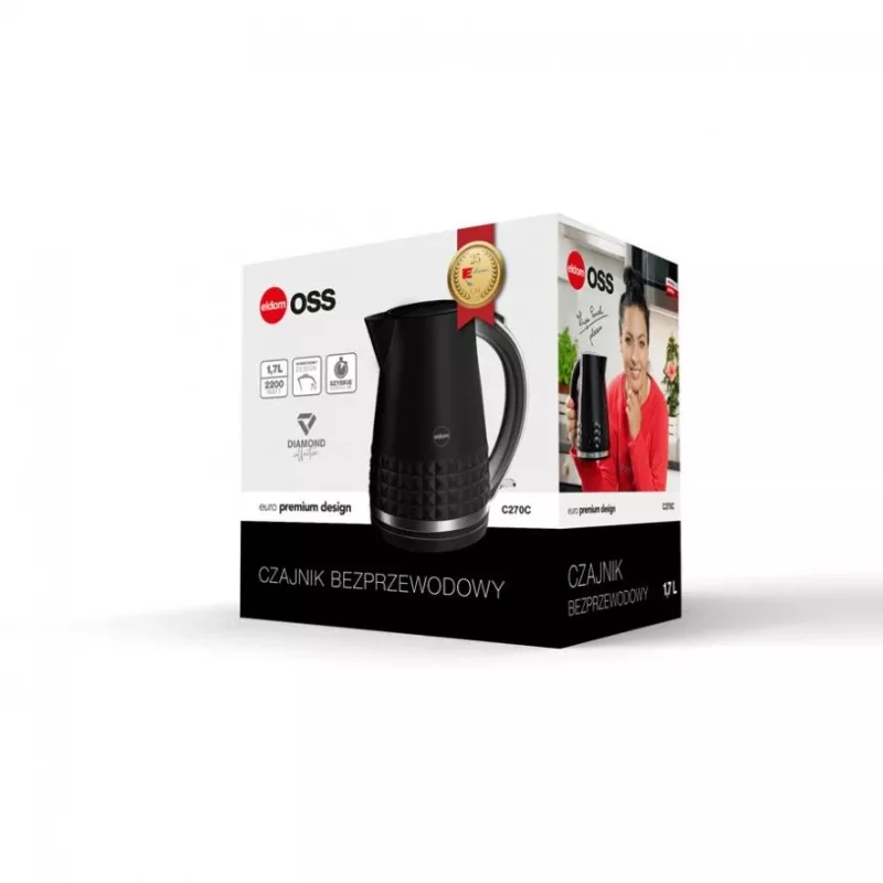 Bollitore ELDOM C270C OSS 1,7 L 2150 W nero
