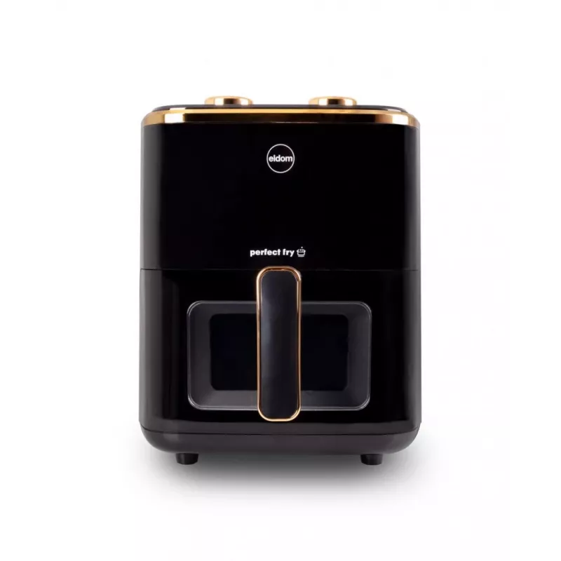 Friggitrice senza olio ELDOM FRITTA 5,0 L temperatura regolabile timer 1500 W singola 5 L friggitrice ad aria standalone nero