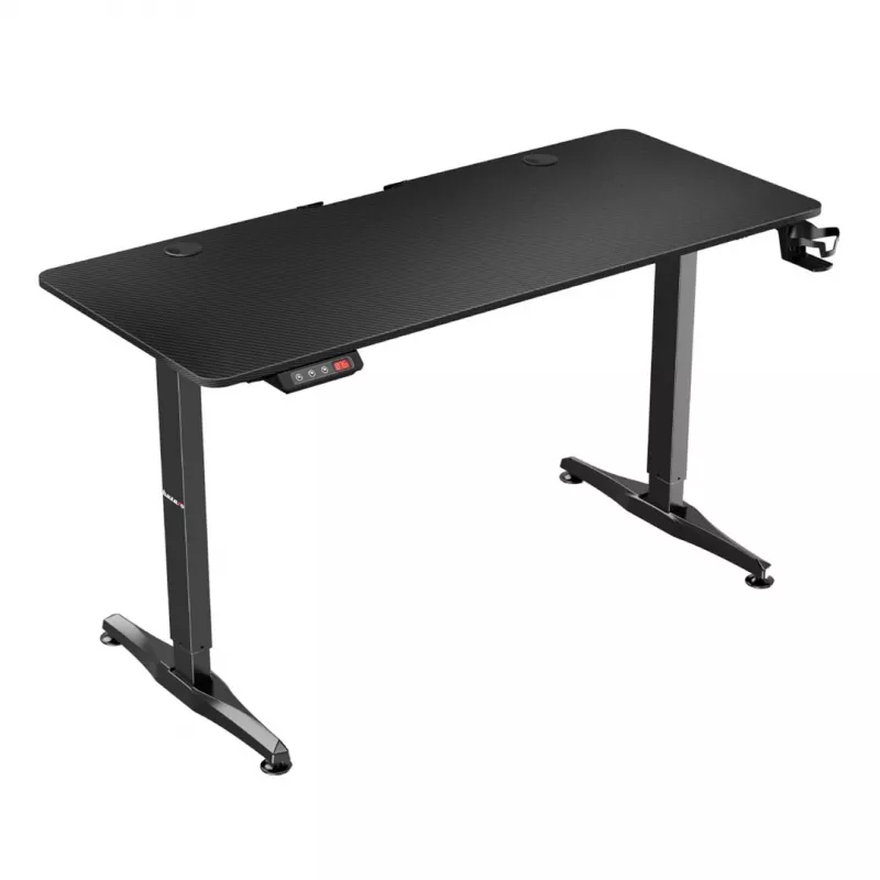 Scrivania gaming HUZARO HERO 8.5 nero 140x60 cm