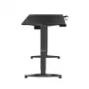 Scrivania gaming HUZARO HERO 8.5 nero 140x60 cm