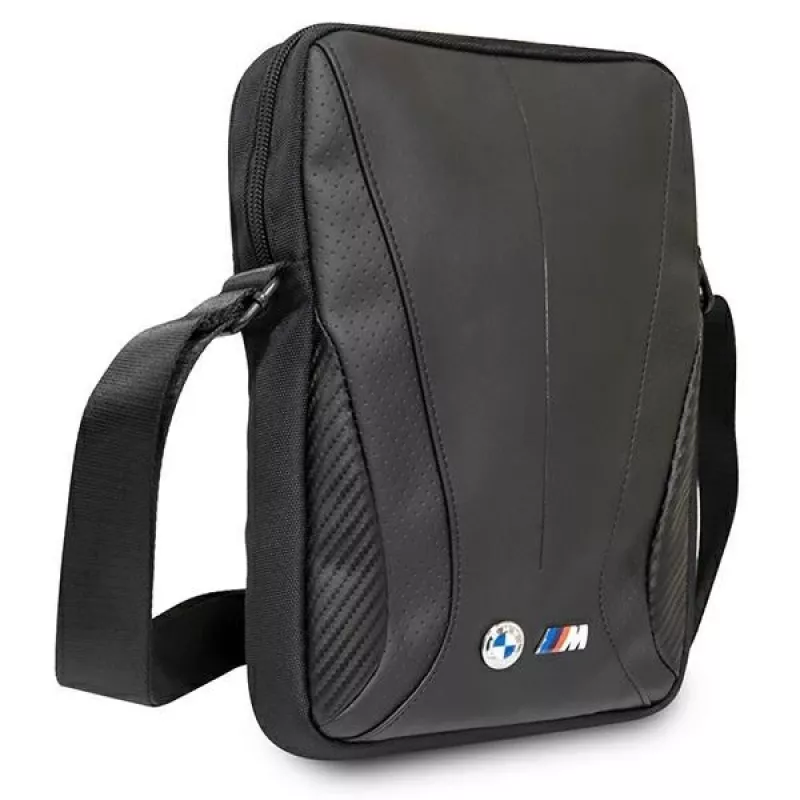 Borsa per tablet BMW Carbon Tricolour 10 inch nera