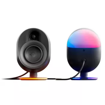 Sistema di altoparlanti SteelSeries Arena 9 5.1 canali con subwoofer wireless, Bluetooth 5.0, illuminazione RGB, nero
