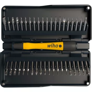 Set di micro punte Wiha zai Hause, 42 pezzi (nero, con portapunte con impugnatura ESD)