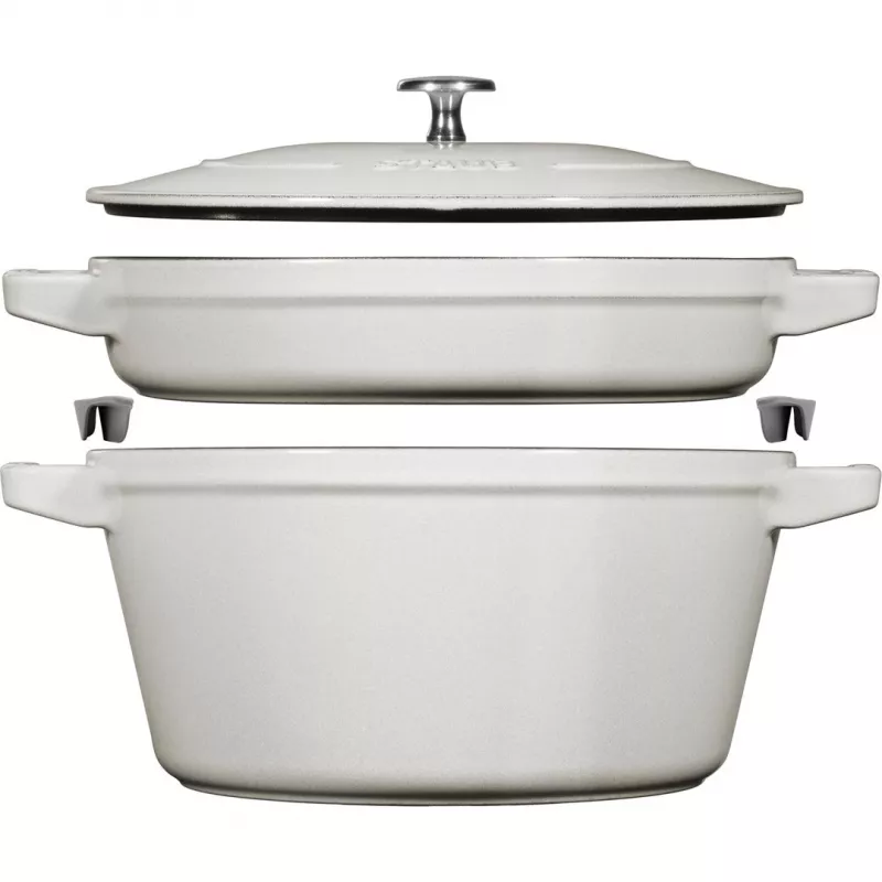Staub 40508-385-0 La Cocotte casseruola rotonda in ghisa, pirofila