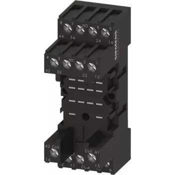 Siemens LZS PT78740 zoccolo relè 4 poli connessione a vite nero