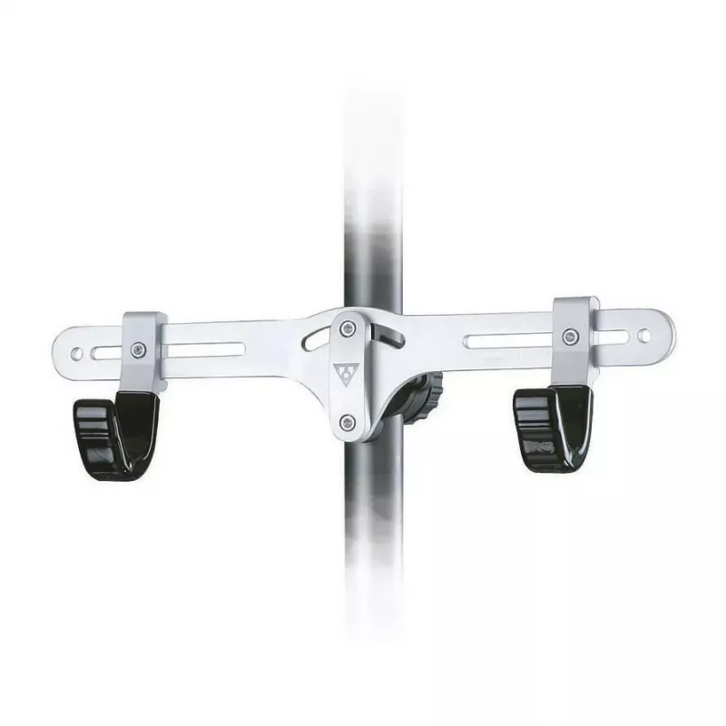 Topeak Dual-Touch cavalletto per biciclette da pavimento a soffitto per 2 biciclette, nero/argento
