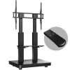 ONKRON TS2811E-B supporto TV mobile per schermi 50-120 pollici, nero